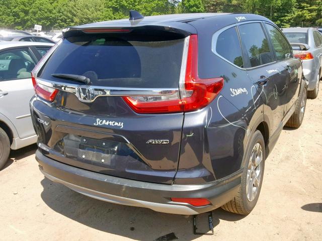 7FARW2H89JE030262 - 2018 HONDA CR-V EXL BLACK photo 4