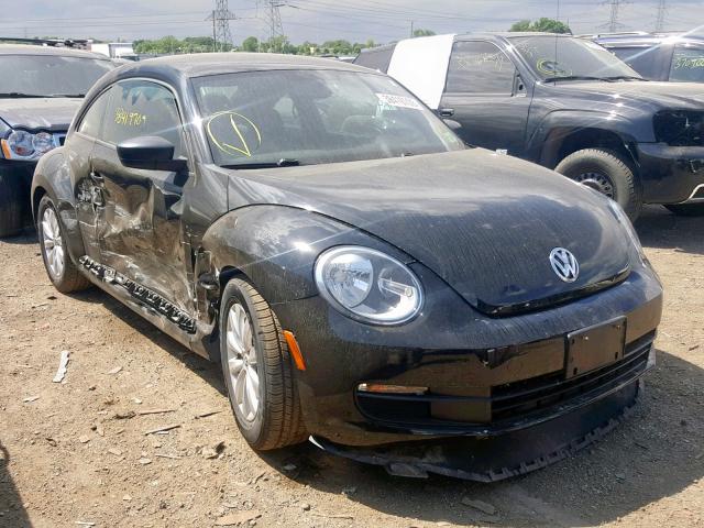 3VWFP7AT4EM620973 - 2014 VOLKSWAGEN BEETLE BLACK photo 1