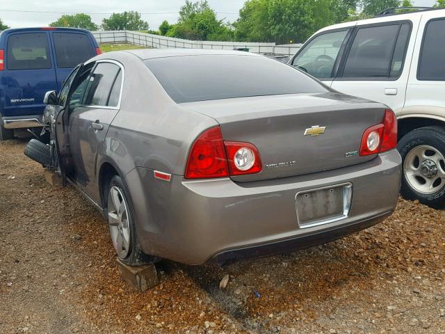 1G1ZC5EU8BF179730 - 2011 CHEVROLET MALIBU 1LT GRAY photo 3