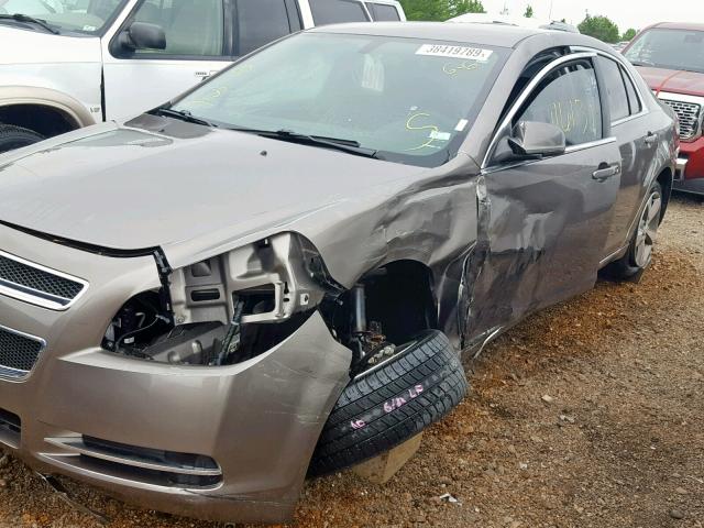1G1ZC5EU8BF179730 - 2011 CHEVROLET MALIBU 1LT GRAY photo 9