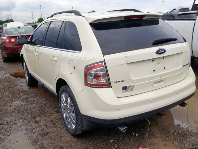 2FMDK39C68BA78895 - 2008 FORD EDGE LIMIT WHITE photo 3