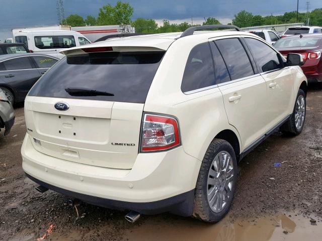 2FMDK39C68BA78895 - 2008 FORD EDGE LIMIT WHITE photo 4