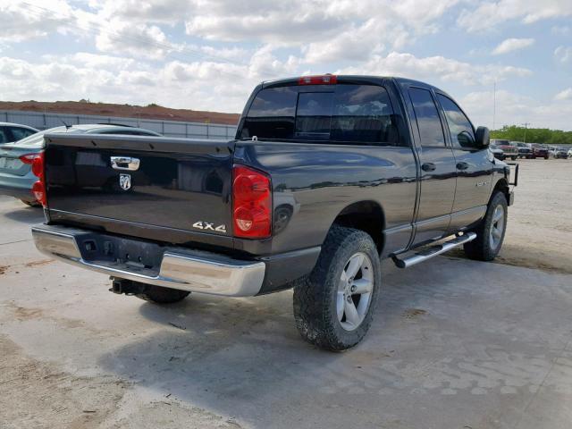 1D7HU18217S217127 - 2007 DODGE RAM 1500 S BLACK photo 4