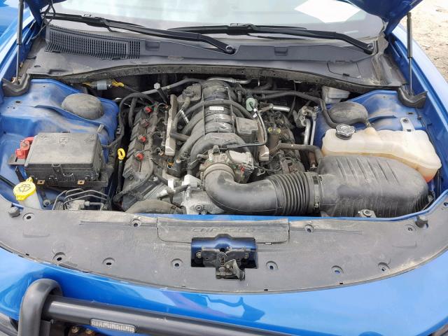 2C3CDXKT7FH796174 - 2015 DODGE CHARGER PO BLUE photo 7