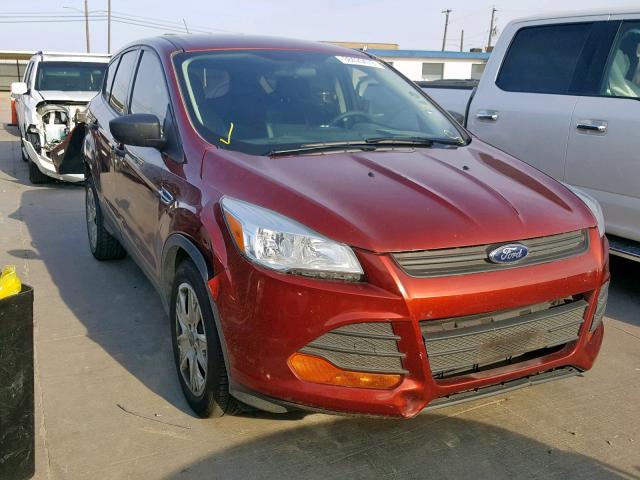 1FMCU0F78EUD93747 - 2014 FORD ESCAPE S RED photo 1