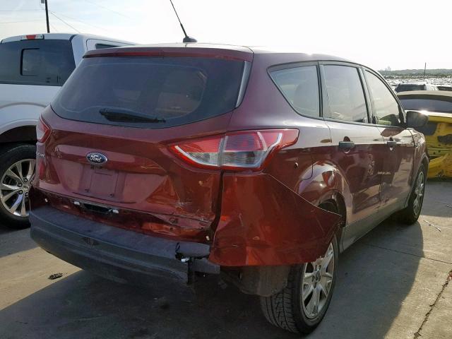 1FMCU0F78EUD93747 - 2014 FORD ESCAPE S RED photo 4