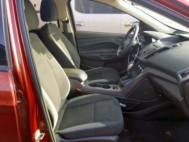 1FMCU0F78EUD93747 - 2014 FORD ESCAPE S RED photo 5