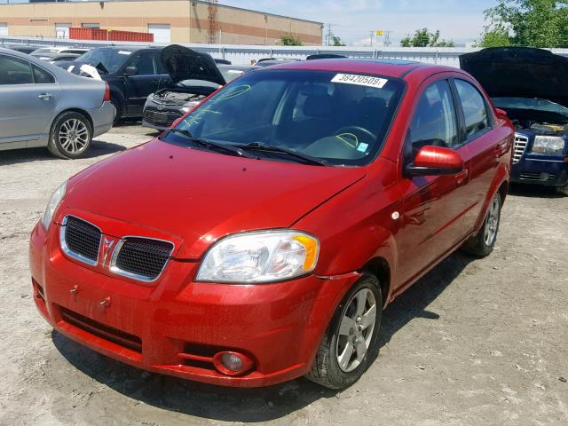 KL2TW55637B061298 - 2007 PONTIAC WAVE LT RED photo 2