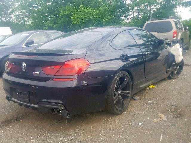 WBSLX9C51ED160384 - 2014 BMW M6 BLACK photo 4