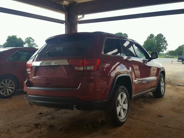 1C4RJEAG5DC591556 - 2013 JEEP GRAND CHER MAROON photo 4