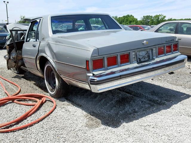 2G1AN69H6E9175599 - 1984 CHEVROLET CAPRICE CL GREEN photo 3