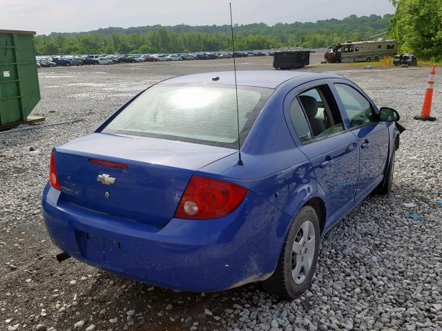 1G1AL58F187188251 - 2008 CHEVROLET COBALT LT BLUE photo 4