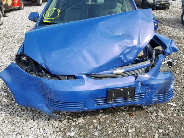 1G1AL58F187188251 - 2008 CHEVROLET COBALT LT BLUE photo 9