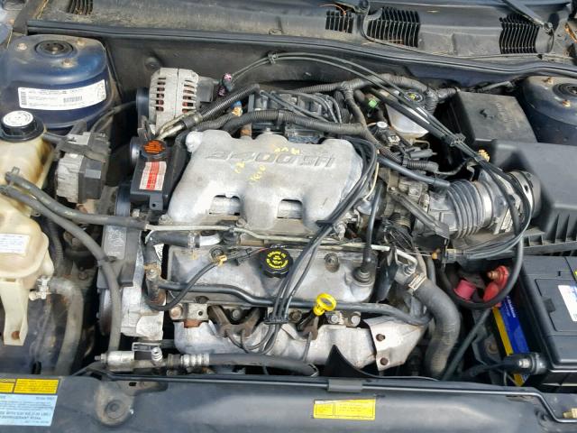 1G2NF12E81M565887 - 2001 PONTIAC GRAND AM S BLUE photo 7