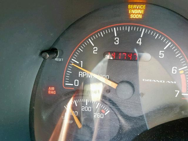 1G2NF12E81M565887 - 2001 PONTIAC GRAND AM S BLUE photo 8