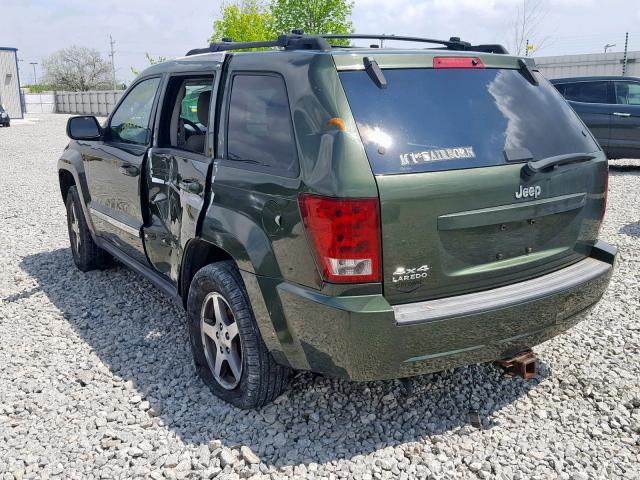 1J4GR48K96C321330 - 2006 JEEP GRAND CHER GREEN photo 3