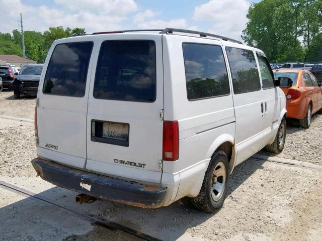 1GNEL19X82B143649 - 2002 CHEVROLET ASTRO WHITE photo 4