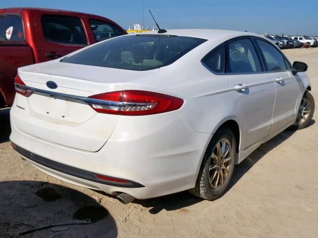 3FA6P0G78JR150003 - 2018 FORD FUSION S WHITE photo 4