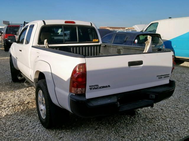 5TETU62N47Z411585 - 2007 TOYOTA TACOMA PRE WHITE photo 3