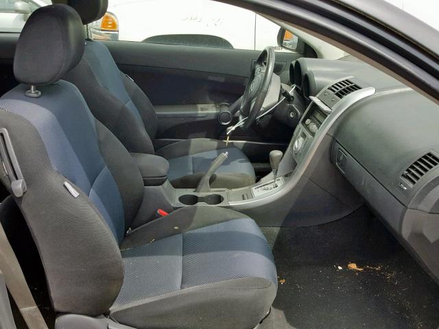 JTKDE167770148047 - 2007 TOYOTA SCION TC CHARCOAL photo 5