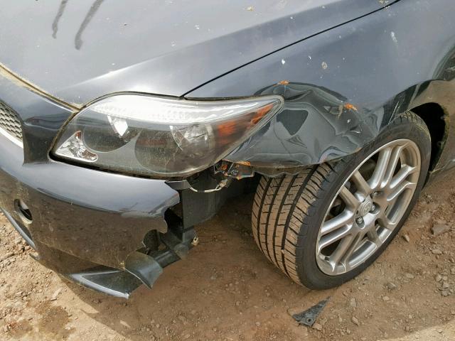 JTKDE167770148047 - 2007 TOYOTA SCION TC CHARCOAL photo 9