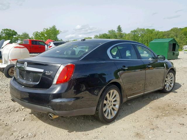 1LNHL9FT6AG611414 - 2010 LINCOLN MKS BLACK photo 4