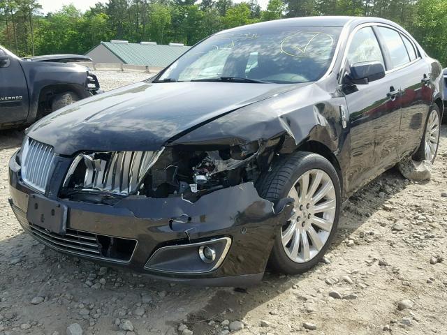 1LNHL9FT6AG611414 - 2010 LINCOLN MKS BLACK photo 9