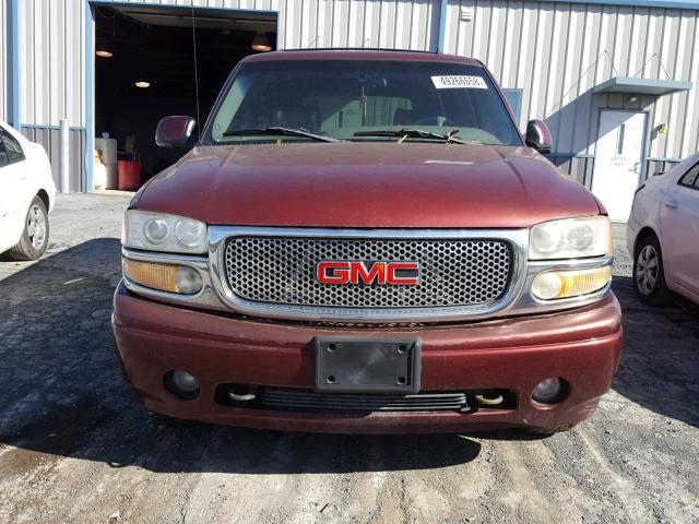 1GKEK63U62J250345 - 2002 GMC DENALI RED photo 9