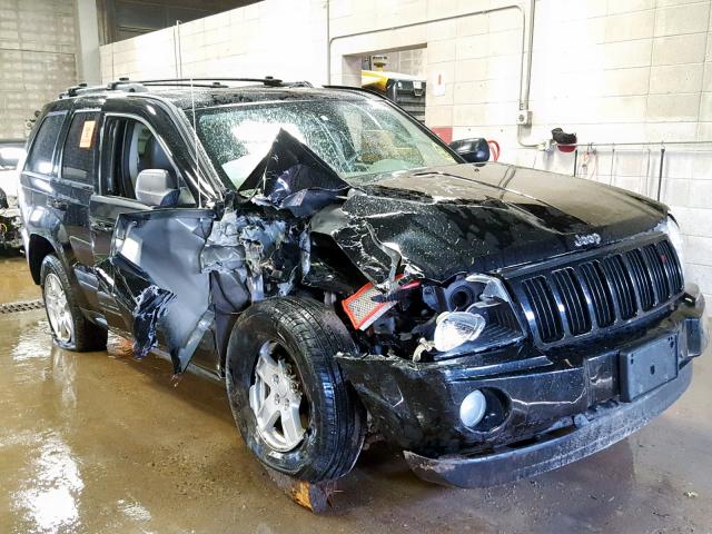 1J4HR48N46C348269 - 2006 JEEP GRAND CHER BLACK photo 1