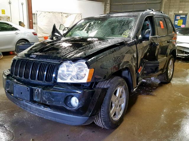 1J4HR48N46C348269 - 2006 JEEP GRAND CHER BLACK photo 2