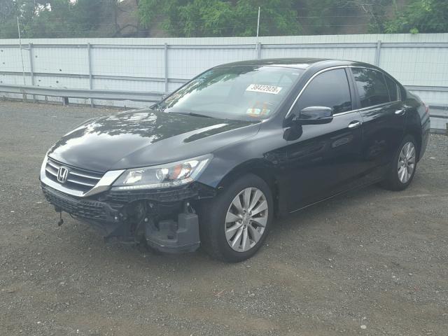 1HGCR2F75EA202063 - 2014 HONDA ACCORD EX BLACK photo 2