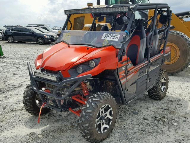 JKBRTCG18HB505515 - 2017 KAWASAKI KRT800 C ORANGE photo 2