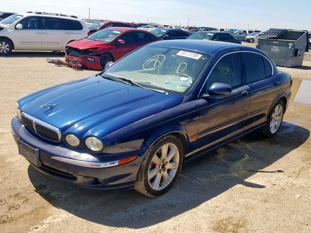 SAJEA51C33WD17236 - 2003 JAGUAR X-TYPE 3.0 BLUE photo 2