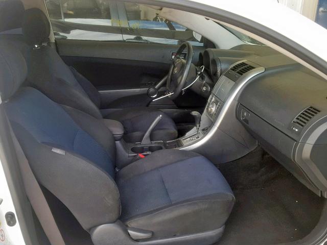 JTKDE167680267242 - 2008 TOYOTA SCION TC WHITE photo 5