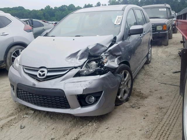 JM1CR2W32A0380492 - 2010 MAZDA 5 SILVER photo 2