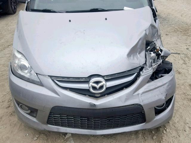 JM1CR2W32A0380492 - 2010 MAZDA 5 SILVER photo 7