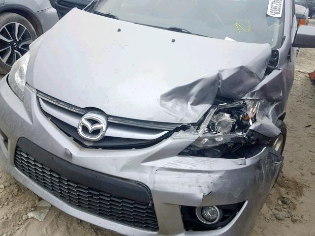 JM1CR2W32A0380492 - 2010 MAZDA 5 SILVER photo 9