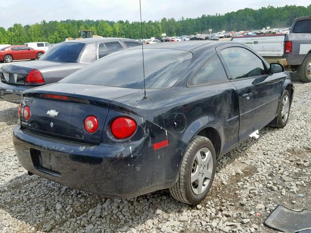 1G1AL18F987276778 - 2008 CHEVROLET COBALT LT BLACK photo 4