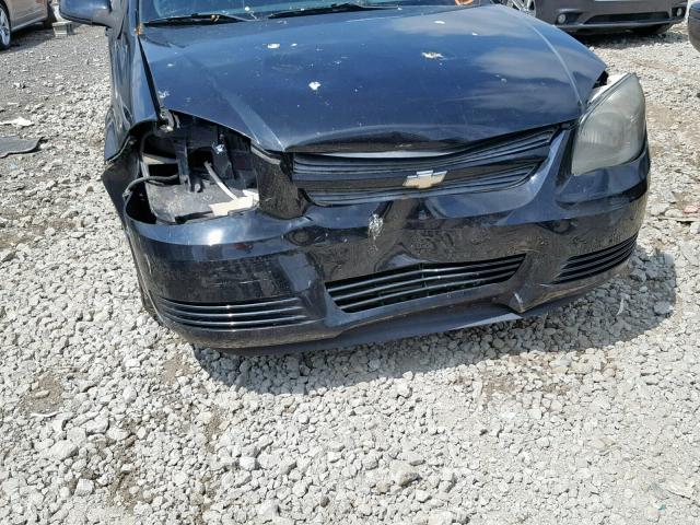 1G1AL18F987276778 - 2008 CHEVROLET COBALT LT BLACK photo 9