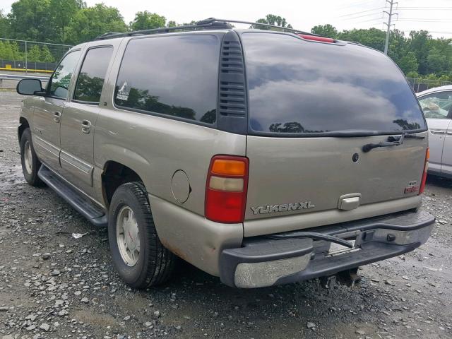 3GKFK16ZX2G320543 - 2002 GMC YUKON XL K BEIGE photo 3