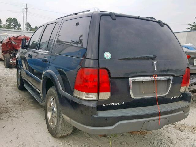5LMEU88H45ZJ04019 - 2005 LINCOLN AVIATOR შავი ფოტო 3