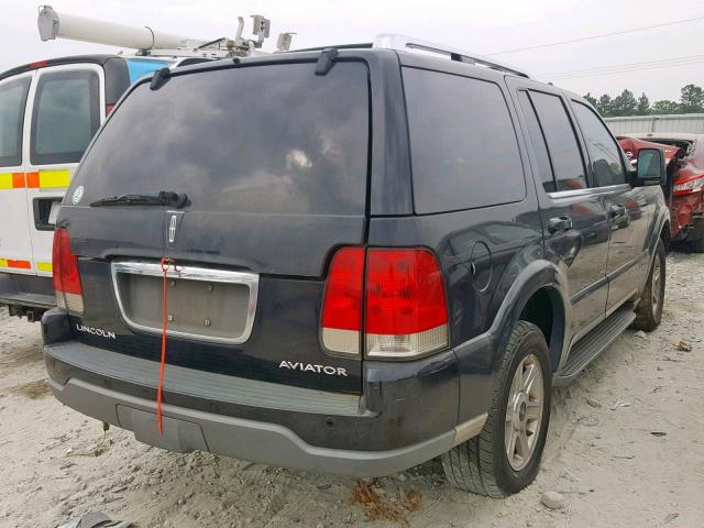 5LMEU88H45ZJ04019 - 2005 LINCOLN AVIATOR შავი ფოტო 4