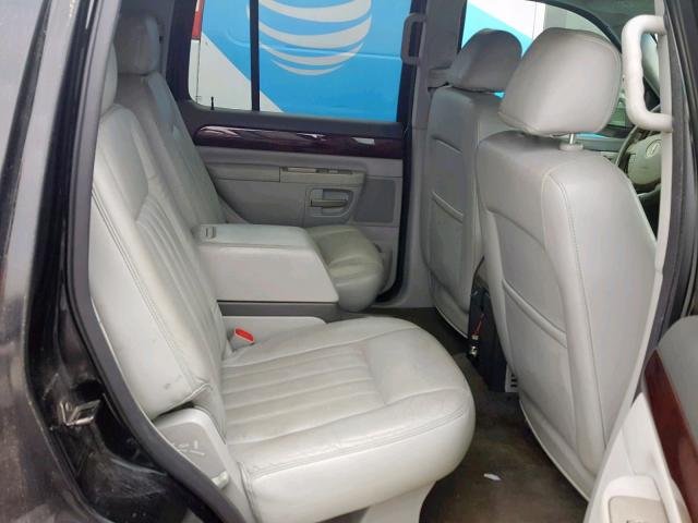 5LMEU88H45ZJ04019 - 2005 LINCOLN AVIATOR შავი ფოტო 6