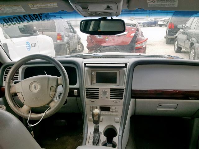 5LMEU88H45ZJ04019 - 2005 LINCOLN AVIATOR შავი ფოტო 9