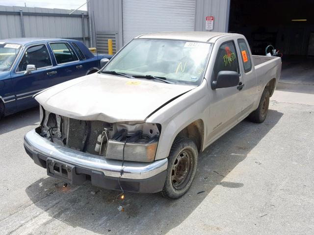 1GCCS198548149954 - 2004 CHEVROLET COLORADO TAN photo 2