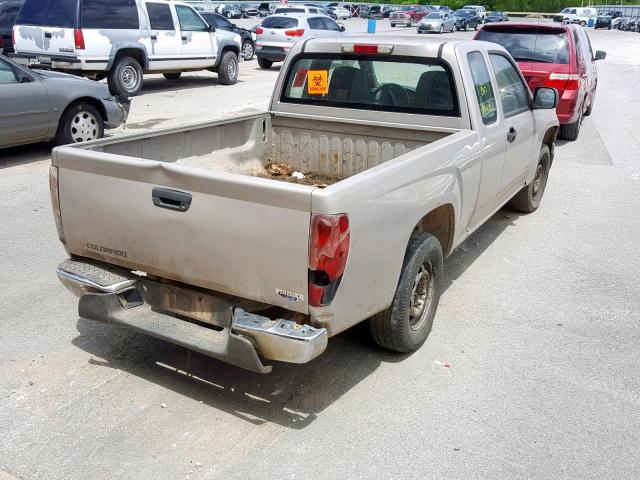 1GCCS198548149954 - 2004 CHEVROLET COLORADO TAN photo 4