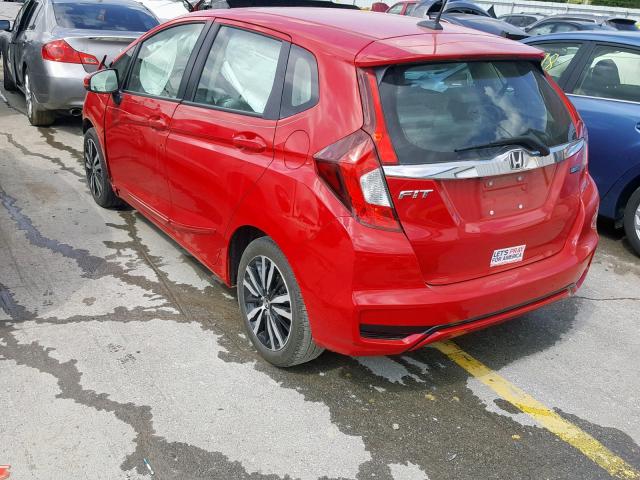 3HGGK5H82JM708380 - 2018 HONDA FIT EX RED photo 3