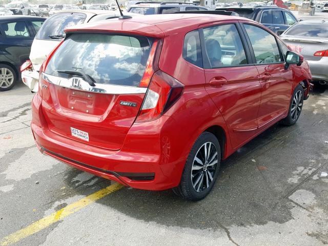 3HGGK5H82JM708380 - 2018 HONDA FIT EX RED photo 4