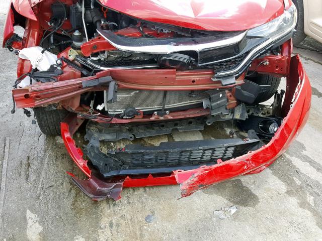 3HGGK5H82JM708380 - 2018 HONDA FIT EX RED photo 9