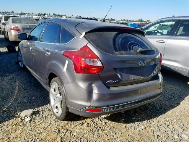 1FAHP3N21CL189728 - 2012 FORD FOCUS TITA GRAY photo 3